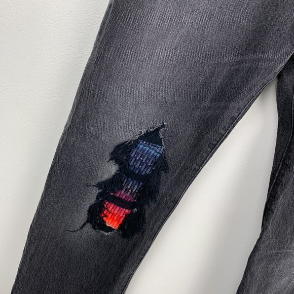 NWOT Levi's Dark Wash Straight Leg Selvedge Jeans - Picture 3 of 5